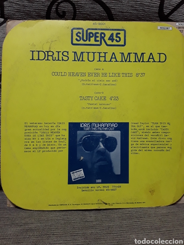Discos de vinilo: Idris Muhammad &lrm;&ndash; Could Heaven Ever Be Like This - Foto 2