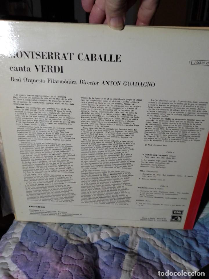 Discos de vinilo: Caball&eacute;/Verdi - Foto 2