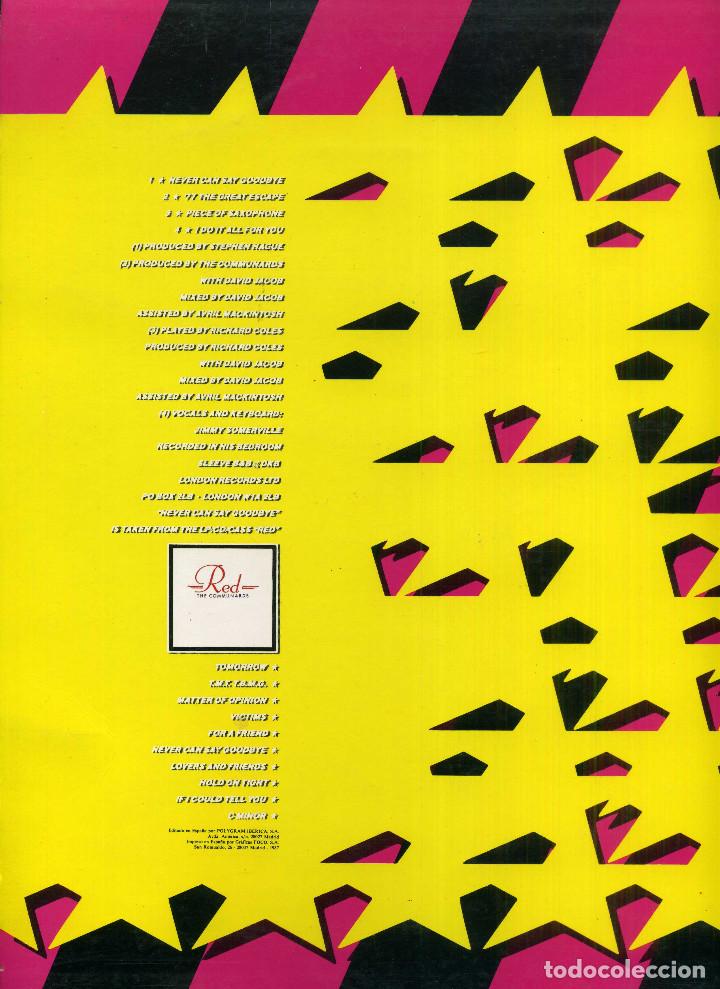Discos de vinilo: THE COMMUNARDS - NEVER CAN SAY GOODBYE - Foto 3