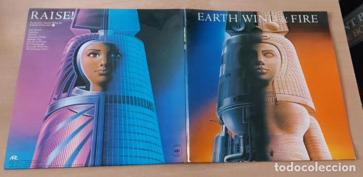 Discos de vinilo: LP EARTH WIND FIRE RAISE CBS 1981 ESPA&Ntilde;A - Foto 1