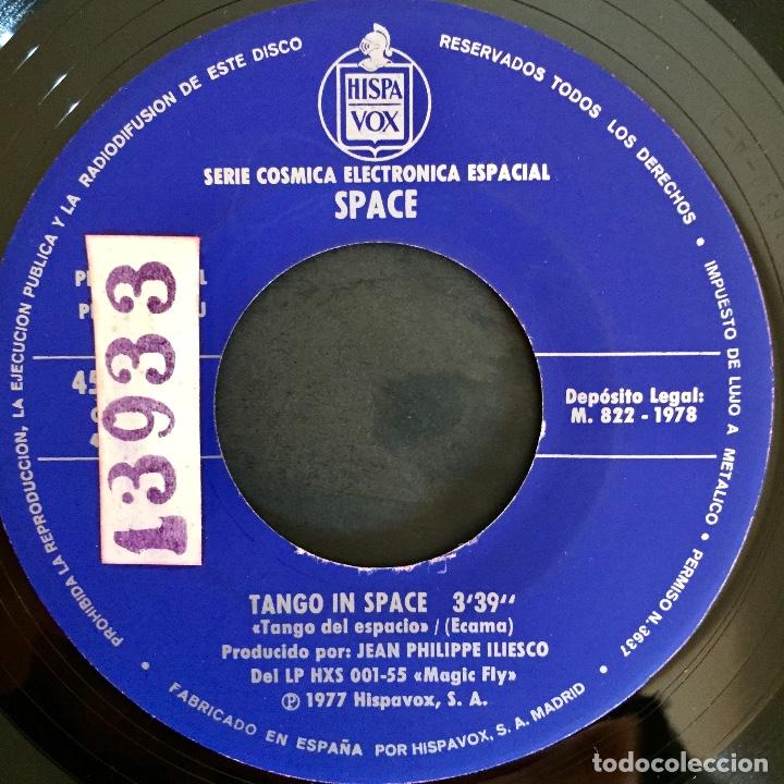 Discos de vinilo: SPACE : TANGO IN SPACE [HISPAVOX - ESP 1978] 7&rdquo;/PROMO - Foto 3