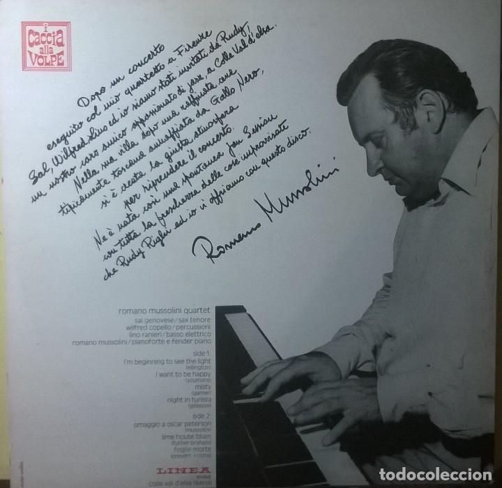 Discos de vinilo: Romano Mussolini Quartet, Jam Session, ITALIA - Foto 2
