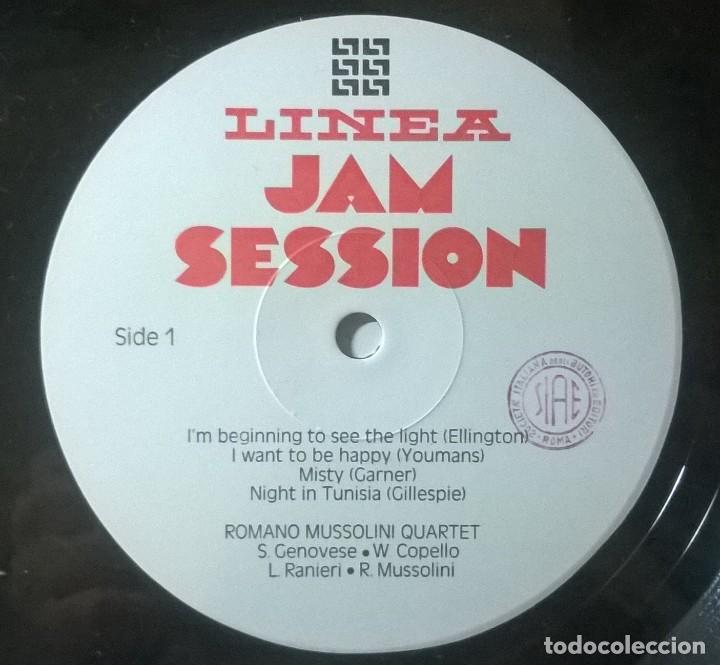 Discos de vinilo: Romano Mussolini Quartet, Jam Session, ITALIA - Foto 4