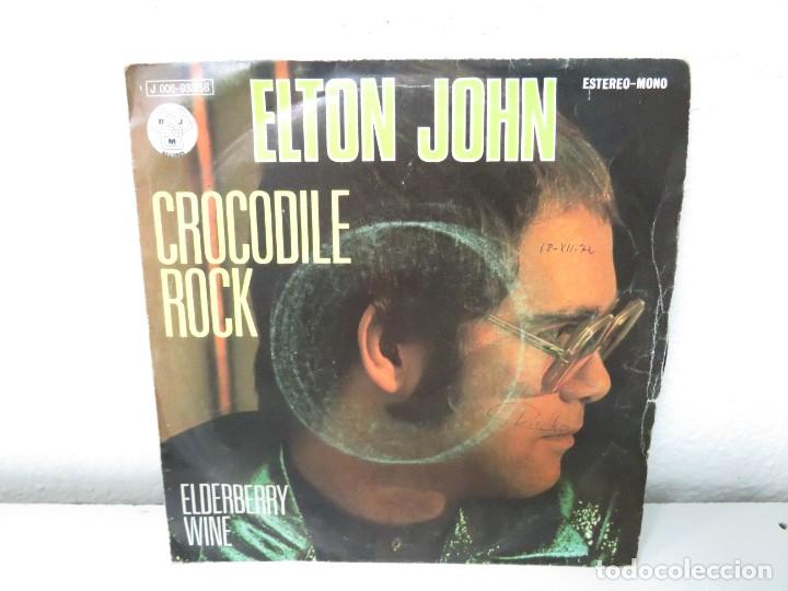 elton john - crocodile rock - disco single 1972 - Compra venta en  todocoleccion