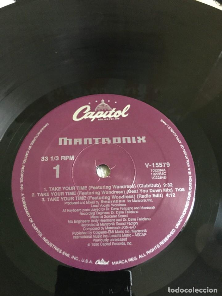 Discos de vinilo: Mantronix &lrm;&ndash; Take Your Time - Foto 4