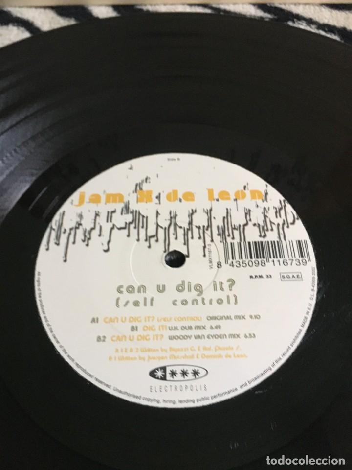 Discos de vinilo: Jam X & De Leon &lrm;&ndash; Can U Dig It? (Self Control) - Foto 4