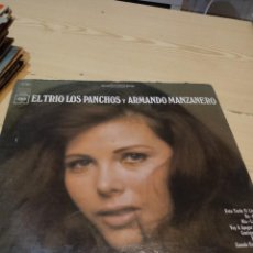 Discos de vinilo: TRA-3 DISCO 12 PULGADAS EL TRIO LOS PANCHOS Y ARMANDO MANZANERO. Lote 327447328