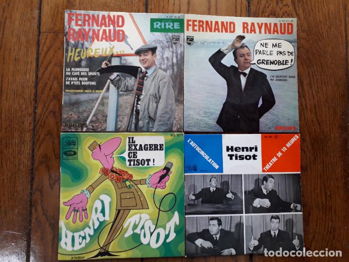 Discos de vinilo: Lote 13 discos de c&oacute;micos franceses - Foto 2