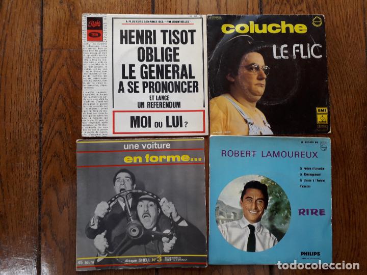 Discos de vinilo: Lote 13 discos de c&oacute;micos franceses - Foto 3