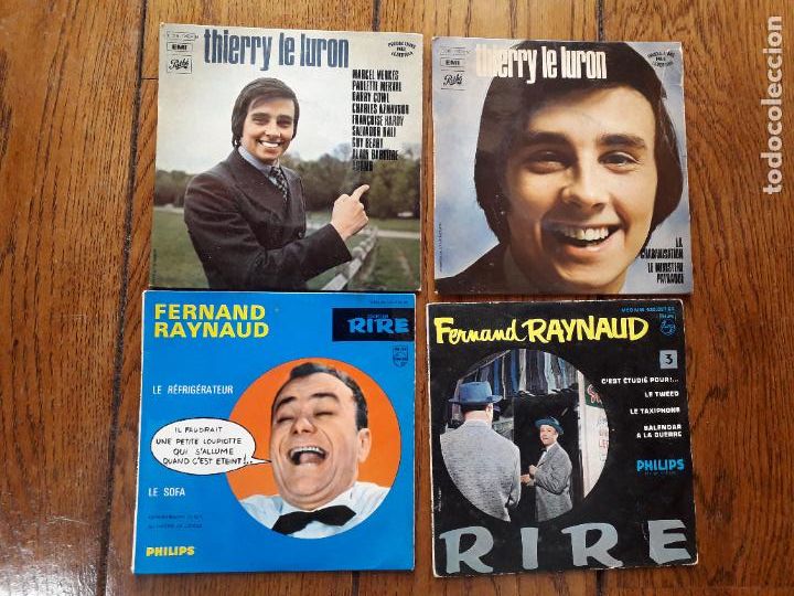 Discos de vinilo: Lote 13 discos de c&oacute;micos franceses - Foto 1