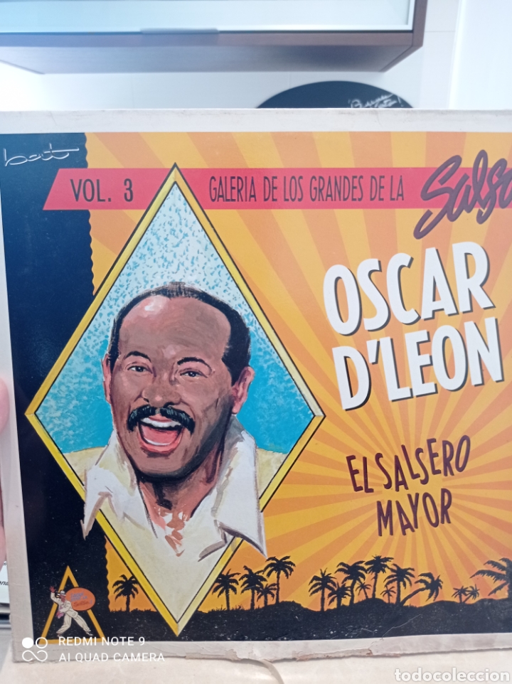 Discos de vinilo: &Oacute;scar de Le&oacute;n-el salsero mayor