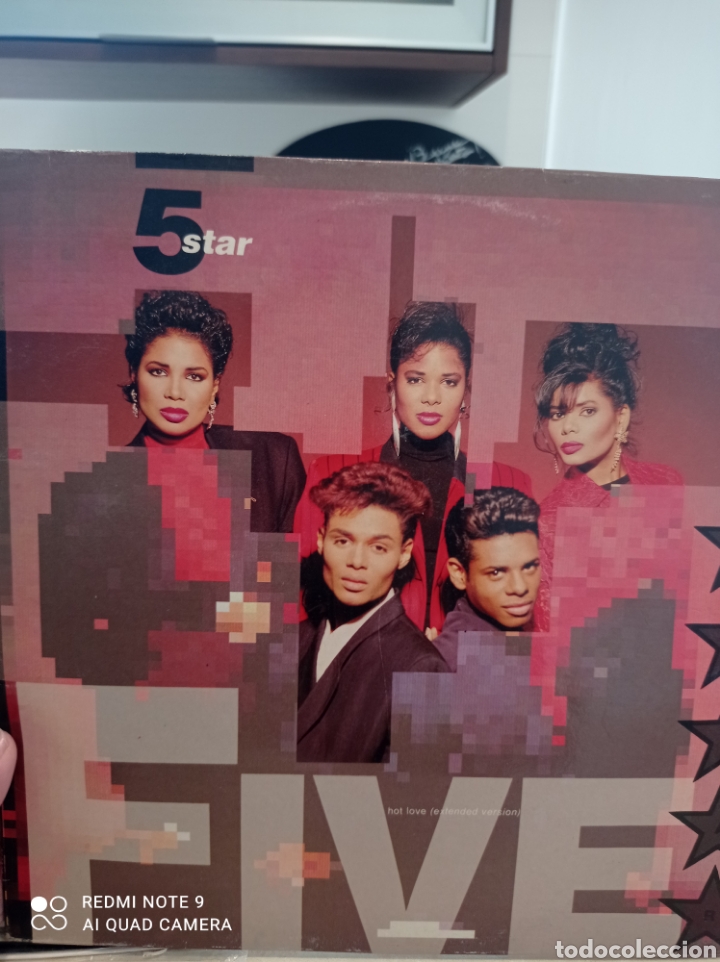 Discos de vinilo: 5 star - Hot LOVE extended versi&oacute;n - Foto 1