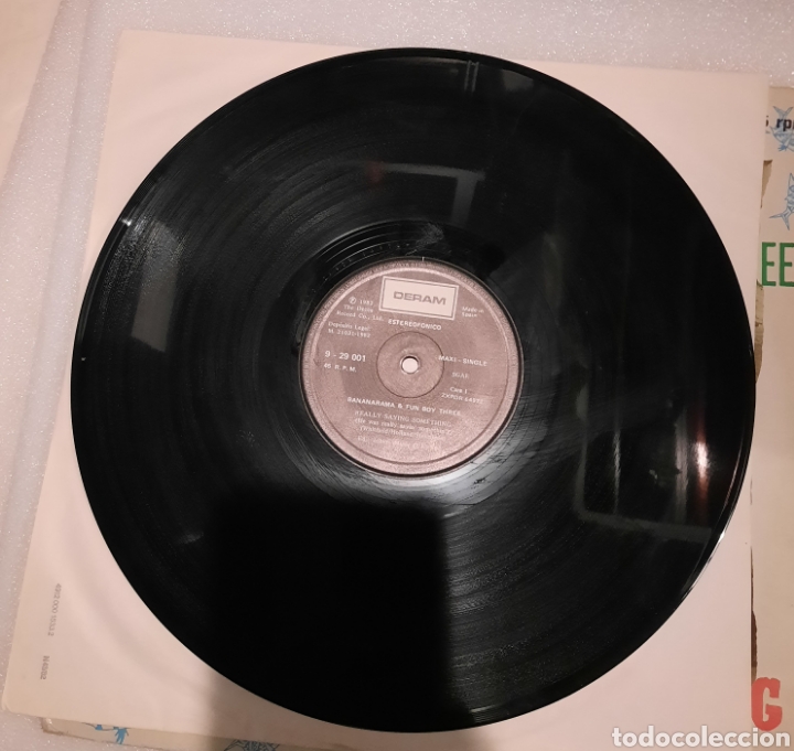 Discos de vinilo: BANANARAMA & FUN BOY THREE - REALLY SAYING SOMETHING - Foto 3