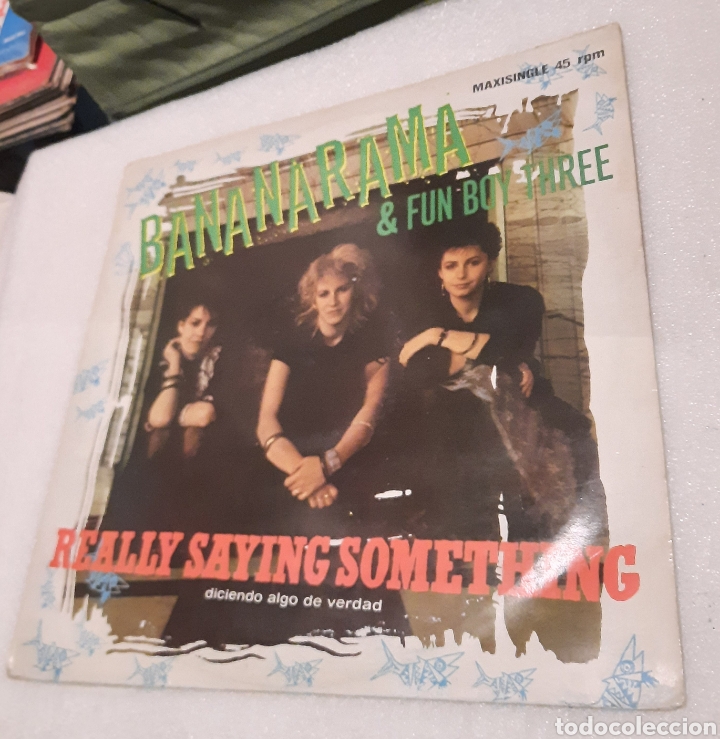 Discos de vinilo: BANANARAMA & FUN BOY THREE - REALLY SAYING SOMETHING - Foto 1