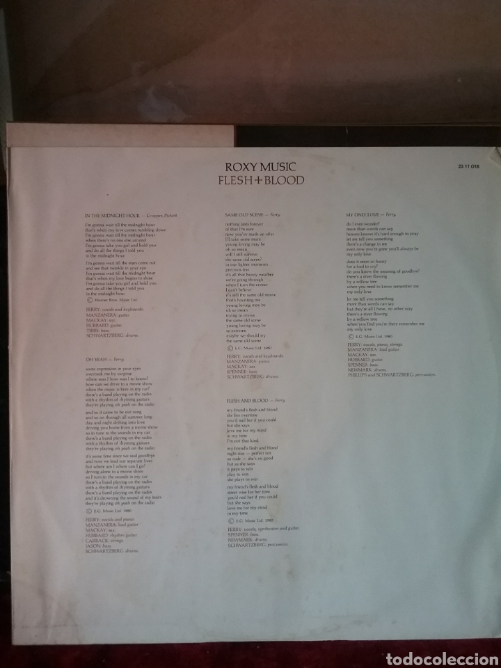 Discos de vinilo: ROXY MUSIC 1980 . Copia Polydor Spain - Foto 3