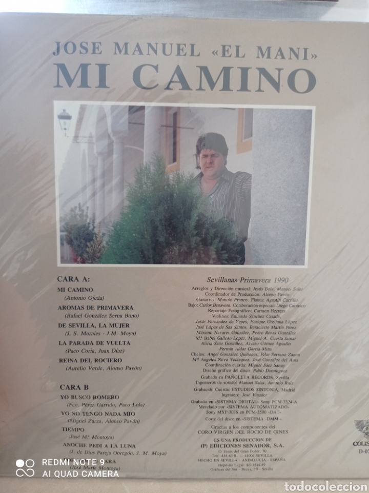 Discos de vinilo: Jos&eacute; Manuel el mani mi camino - Foto 2