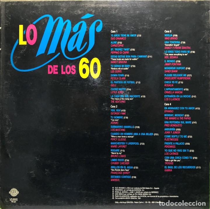 Discos de vinilo: Various &ndash; Lo M&aacute;s De Los 60 - 2 x Vinyl, LP, Compilation - Foto 2