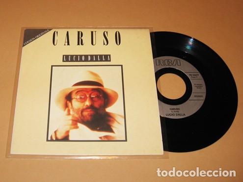 Discos de vinilo: LUCIO DALLA - CARUSO - SINGLE - (VERSION ORIGINAL) - 1989 - EDICION LIMITADA - Foto 1