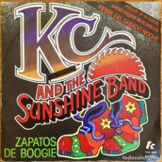 Discos de vinilo: KC & THE SUNSHINE BAND : BOOGIE SHOES / I GET LIFTED [TKR - ESP 1978] 7”. Lote 327544888