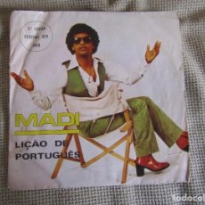 Discos de vinilo: MADI - LIÇÃO DE PORTUGUÊS - EUROVISIÓN 1980 - SINGLE 7” 45 RPM EDITADO EN PORTUGAL. Lote 327556778