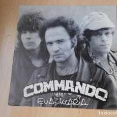 Discos de vinilo: COMMANDO, SG, EVA MARIA, AÑO 1990 PROMO. Lote 327576708