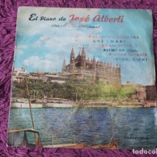 Discos de vinilo: JOSEP ALBERTÍ – EL PIANO DE JOSÉ ALBERTÍ ,VINYL 7” EP 1962 SPAIN BLUE VINYL. Lote 327839208