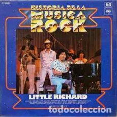 Discos de vinilo: LITTLE RICHARD: ”GRANDES EXITOS” - HISTORIA DE LA MUSICA ROCK 64- LP VINILO 1982. Lote 327901883