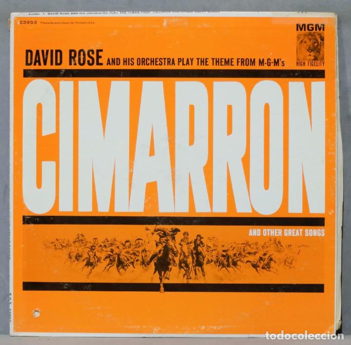 Discos de vinilo: LP. David Rose And His Orchestra. Cimarron - Foto 1