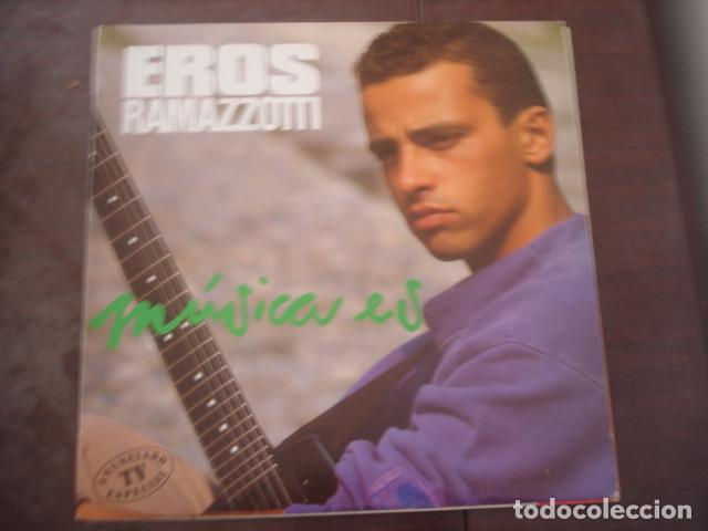 Discos de vinilo: Eros Ramazzotti M&uacute;sica Es - Foto 1