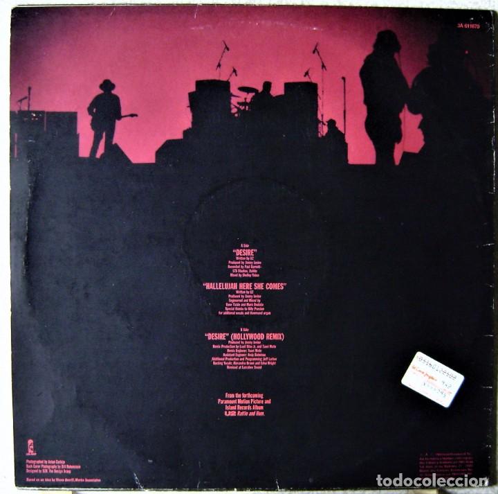 Discos de vinilo: U2.DESIRE...EX...MAXI - Foto 2