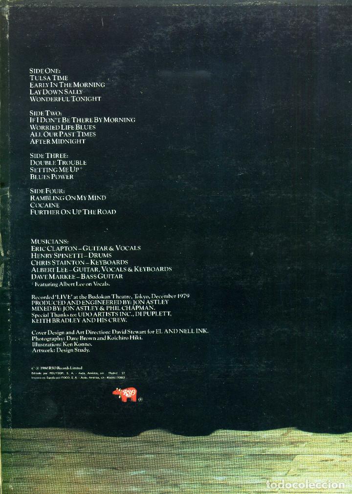 Discos de vinilo: ERIC CLAPTON - JUST ONE NIGHT - Foto 3