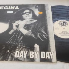 Discos de vinilo: REGINA ‎– DAY BY DAY-LP-ESPAÑA-1997-. Lote 328008878