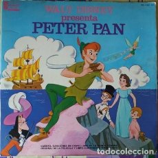 Discos de vinilo: PETER PAN - WALT DISNEY PRESENTA - LP HISPAVOX 1969 DISNEYLAND (LIBRO DISCO). Lote 328053718