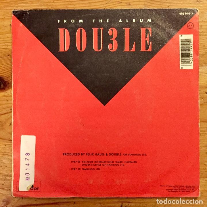 Discos de vinilo: DOUBLE : DEVILS BALL / DEVILS BALL (EDIT) [POLYDOR - ESP 1987] 7&rdquo; - Foto 2