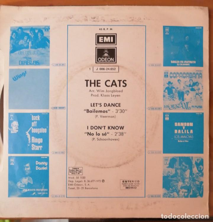 Discos de vinilo: The Cats, Lets Dance, Odeon 1 J 006-24.652 - Foto 2