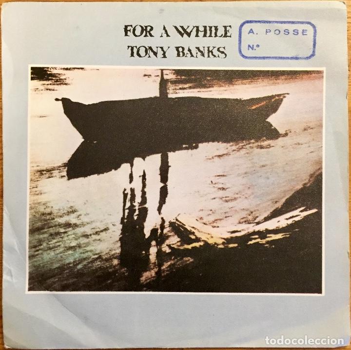Discos de vinilo: TONY BANKS (GENESIS) : FOR A WHILE [CHARISMA - ESP 1979] 7&rdquo; - Foto 1