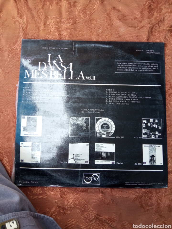 Discos de vinilo: LA DANSA MES BELLA(Cobla Maravella) - Foto 2