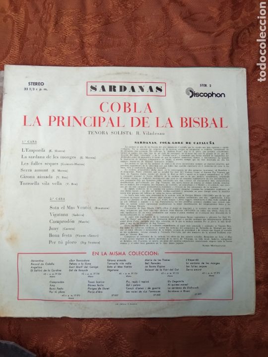 Discos de vinilo: PRINCIPAL DE LA BISBAL - Foto 2