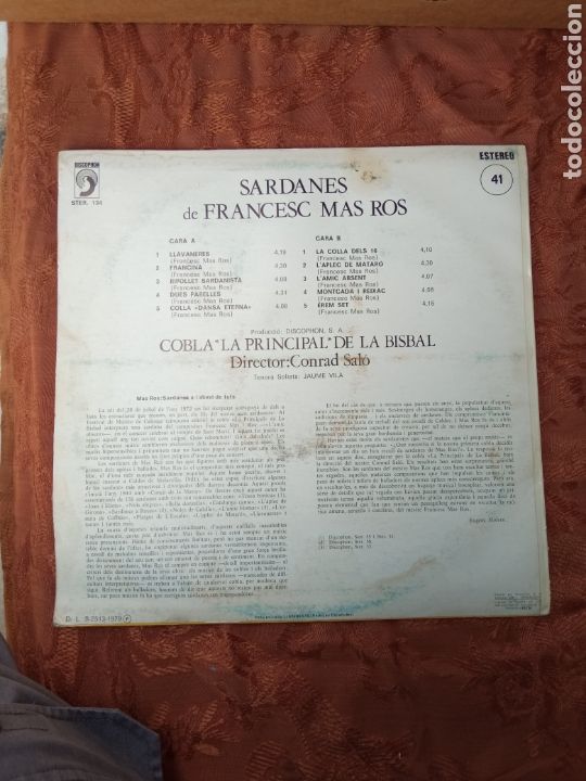 Discos de vinilo: PRINCIPAL DE LA BISBAL - Foto 2