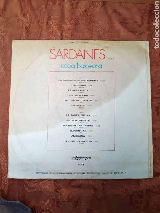 Discos de vinilo: COBLA BARCELONA - Foto 2