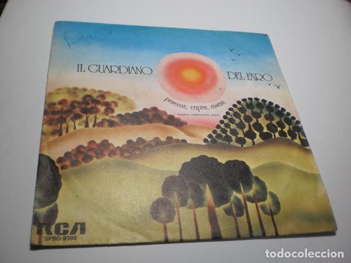 Disques de vinyle: single il guardiano del faro. pensare, capire, amare. dimenticarti mai. reca 1976 (buen estado, leer