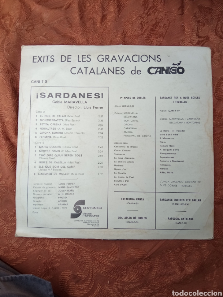 Discos de vinilo: COBLA MARAVELLA - Foto 2