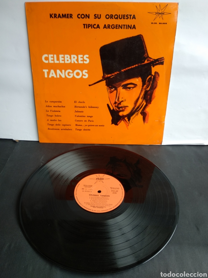 Discos de vinilo: *KRAMER ORQUESTA, TANGOS, SPAIN, MARTEX, 1965 - Foto 1
