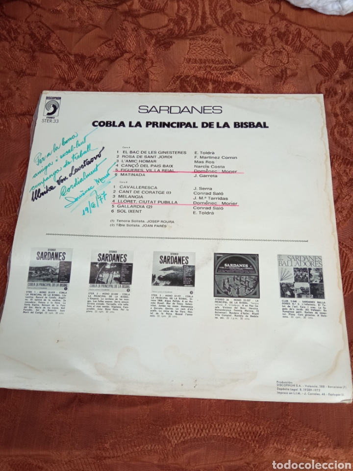 Discos de vinilo: LA PRINCIPAL DE LA BISBAL - Foto 2