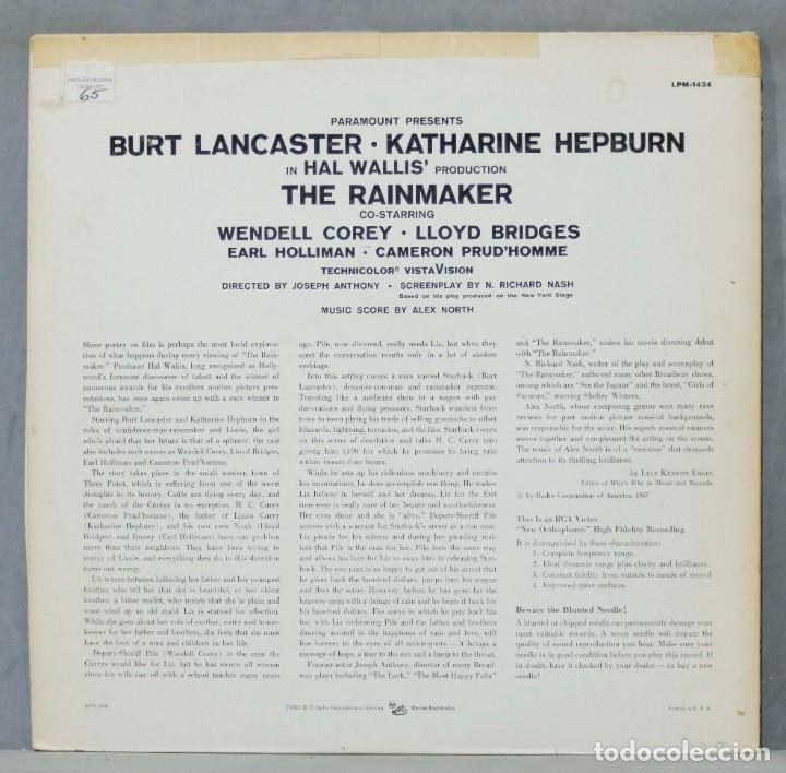 Discos de vinilo: LP. Alex North. The Rainmaker - Foto 2