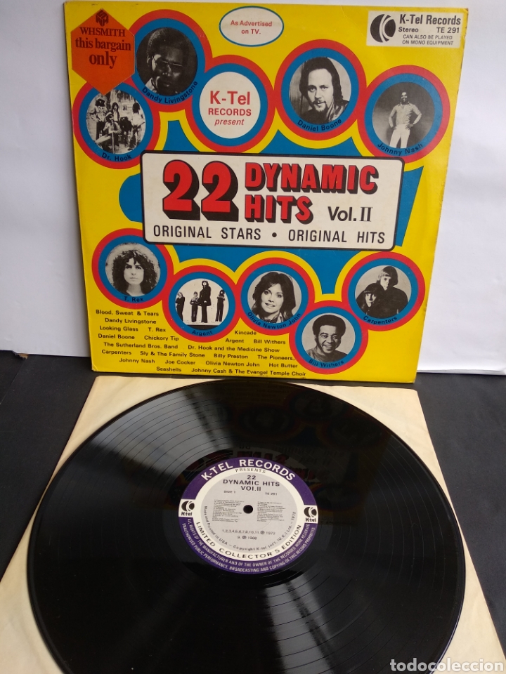 Discos de vinilo: *22 DYNAMIC HITS, UK, K-TEL, 1972 - Foto 1