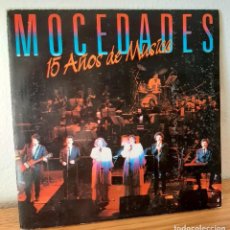 Discos de vinilo: MOCEDADES, 15 AÑOS DE MUSICA, LP VINILO 1984 CBS MADRID. Lote 328130313