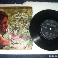 Discos de vinilo: JOHN D LOUDERMILK LANGUAGE OF LOVE +3