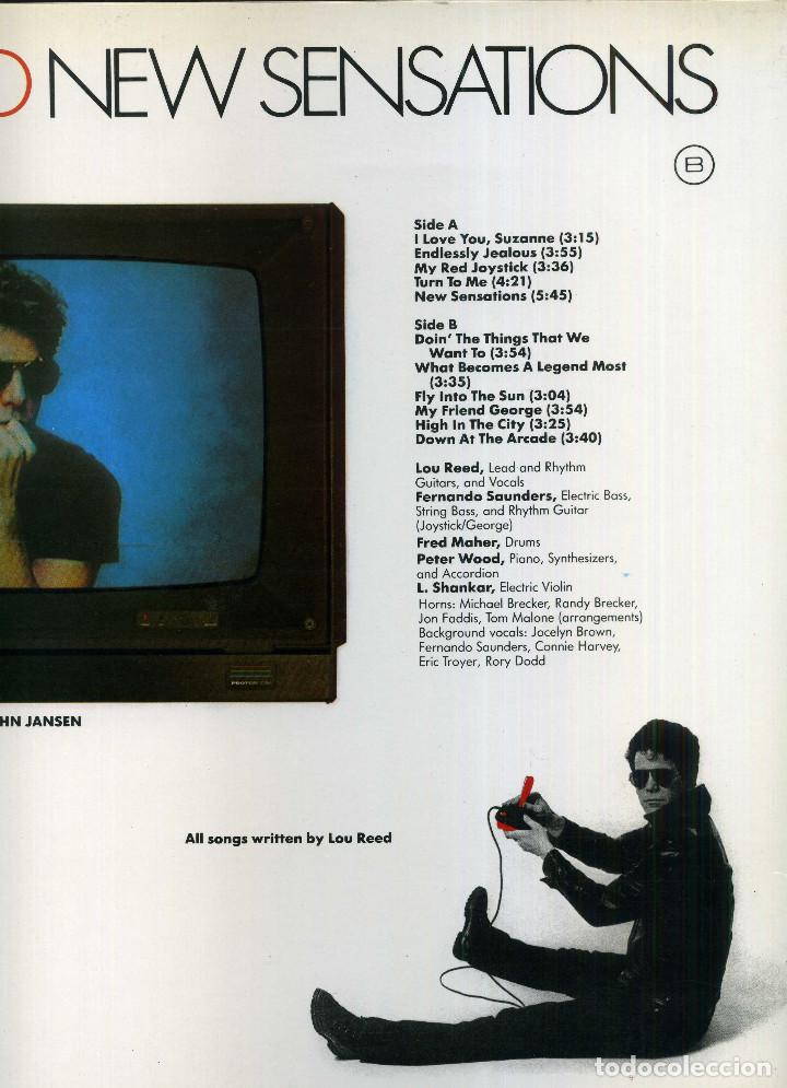 Discos de vinilo: LOU REED - NEW SENSATIONS - Foto 4
