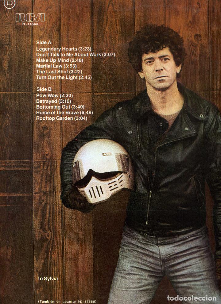 Discos de vinilo: LOU REED - LEGENDARY HEARTS - Foto 3